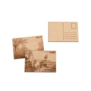 STIHL Holzpostkarten Set