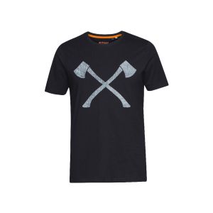 STIHL Axe Wood T-Shirt (schwarz)